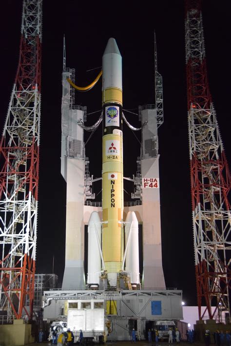 Japanese H 2A Rocket Ready For Launch With Navigation Satellite