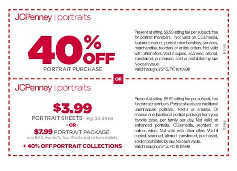 Jcpenney Portraits Coupons