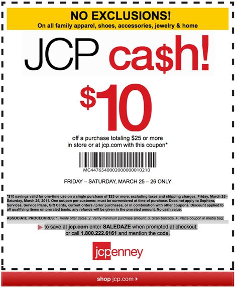 Jcpenney Printable Coupons