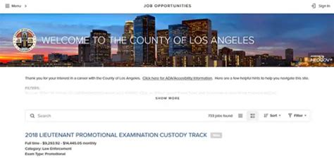 La County Job Application Careers