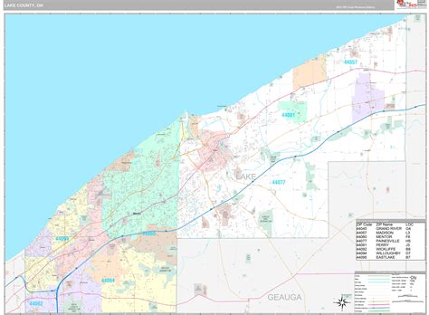 Lake County Map Map Of Lake County Ohio