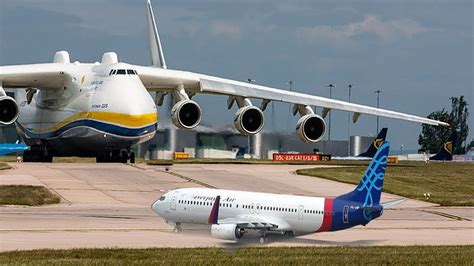 Landing Of The Largest Aircraft In The World Antonov 225 Myria Canvids