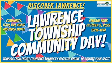 Lawrence Township New Jersey Community Day