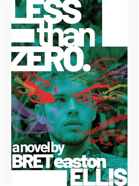 Less Than Zero Book Cover Design By Jackbooks Redbubble