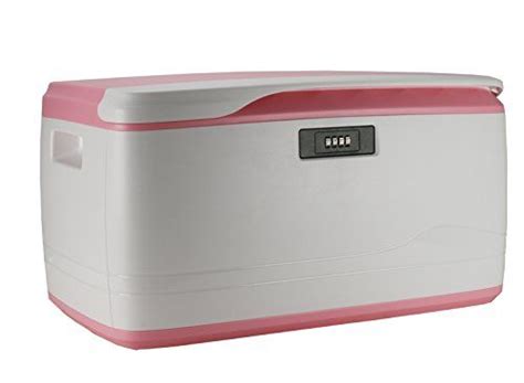 Locking Storage Box Evertop Multifunctional Personal Security Underbed Storage Container Sturdy