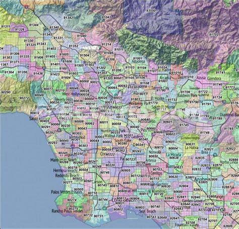 Los Angeles Us Zip Code