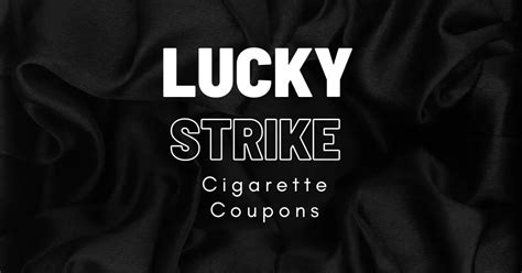 Lucky Strike Coupons