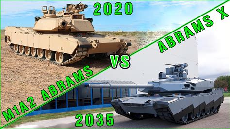 M1a2 Abrams Vs Abrams X 1980 2035 Youtube