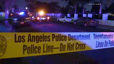 Man Shot To Death By Lapd After Attacking Police In Van Nuys 2 Officers Injured Abc7 Los Angeles