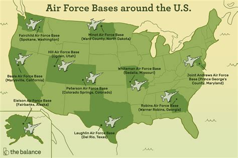 Map Air Force Bases