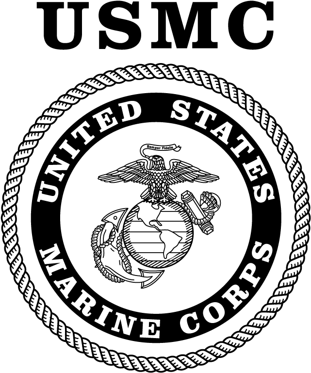 Marine Corps Logo United States Marine Corps Logo Black And White