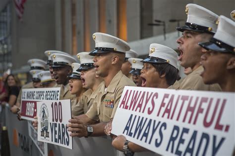 Marine Forces Reserve Celebrates Centennial In New York United States