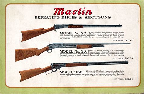 Marlin Repeating Rifles And Shotguns Catalog By The Marlin Firearms