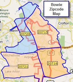 Maryland Bowie Zip Code