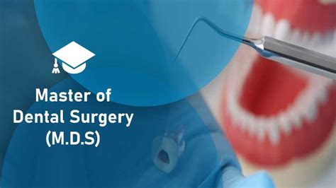 Master Of Dental Surgery Mds Course Jobs Careers Companies Salary