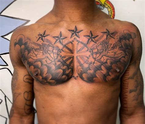 Men Chest Tattoos