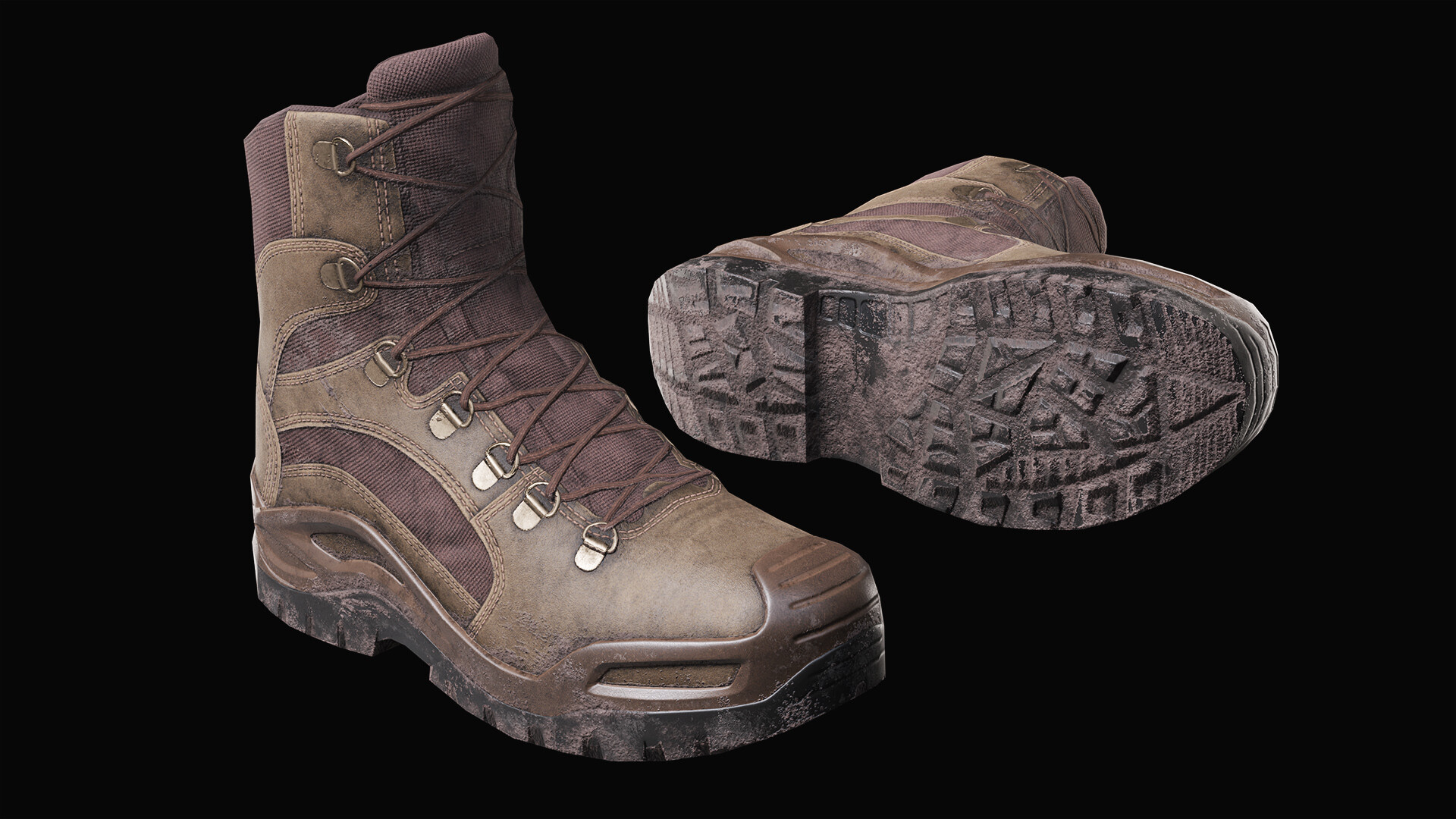 Military Boots Talan 3D Model By Ramhat 4257865 Sketchfab