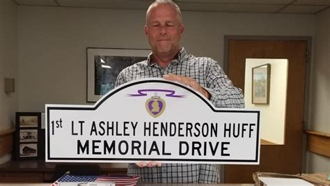 Montgomery Dedicates Street To 1St Lt Ashley Henderson Huff