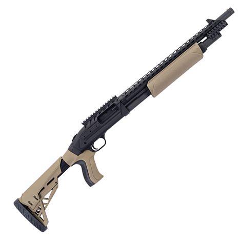 Mossberg 500 Ati Tactical Pump 12 Ga Shotgun 18 5 Blued Barrel Flat