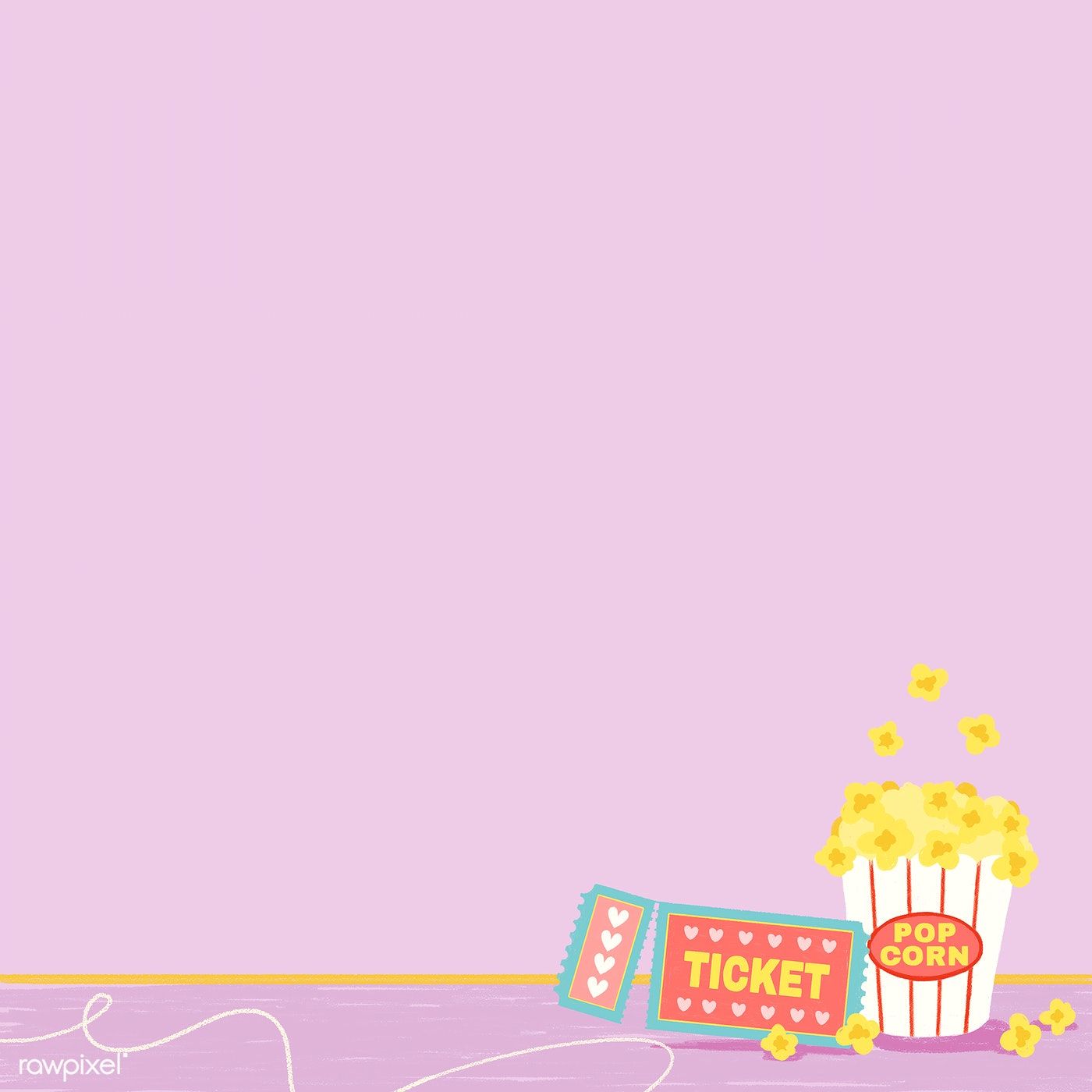 Movie Date Background Iillustration Premium Image By Rawpixel Com