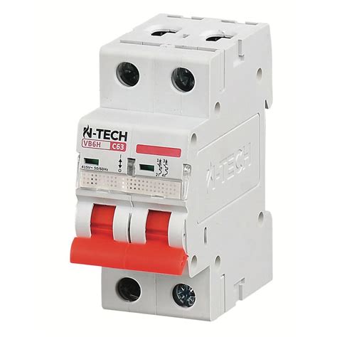 N Tech Vb6h 3 Pole Ac Mcb Overload Short Circuit Protection Alladin