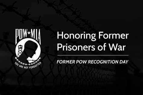 National Former Prisoner Of War Recognition Day Prisoner Of War