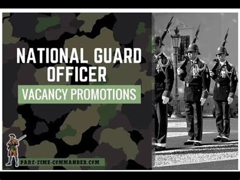 National Guard Vacancy Officer Promotions How It Works Youtube