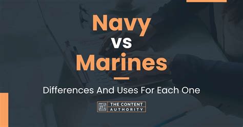 Navy And Marines Difference