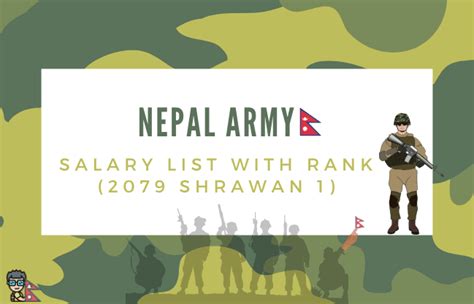 Nepal Army Salary With Rank 2079 Latest Update In 2022