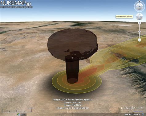 Nukemap3d Brings Nuclear Apocalypse To Google Earth Cnet