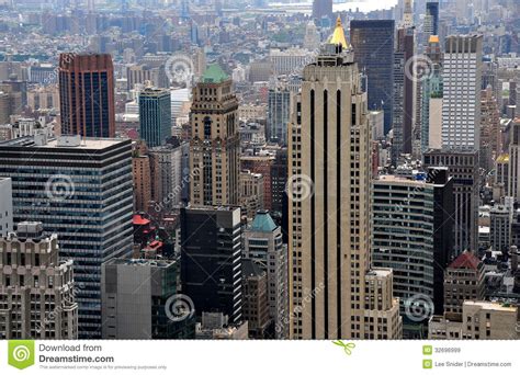 Nyc Vista Of Midtown East Manhattan Editorial Stock Image Image