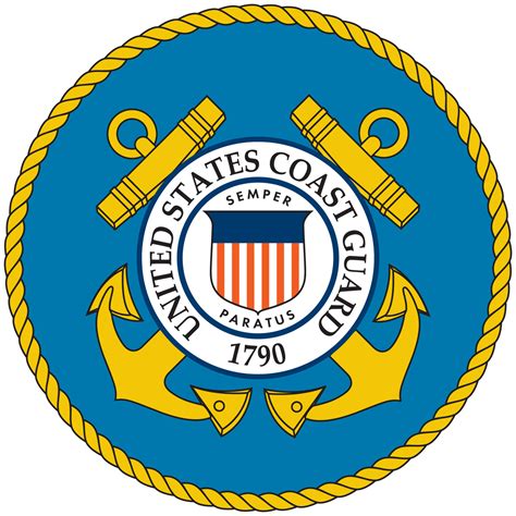 Official Logo Of Us Coast Guard Free Image Download