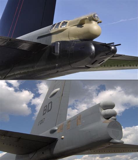 Old Vs Modern Tail Comparison Of The B 52 Started As A Manned Turret