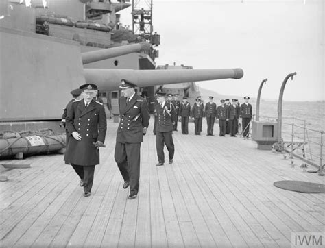 On Board The Battleship Hms Prince Of Wales 20 April 1941 Imperial