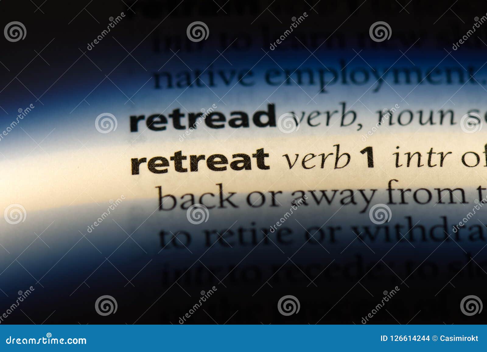 Opposite Word Of Retreat