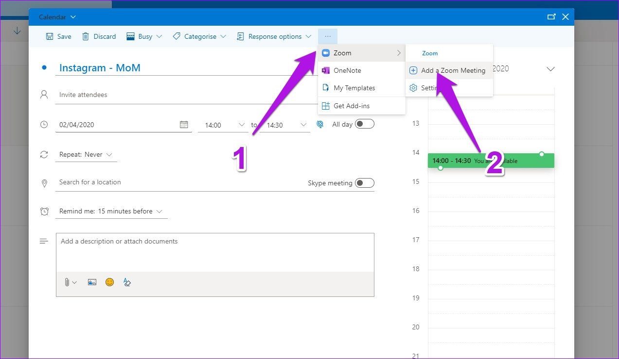 Outlook Add In For Zoom Meetings