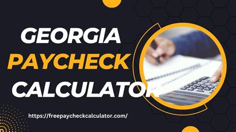 Paycheck Estimator Ga