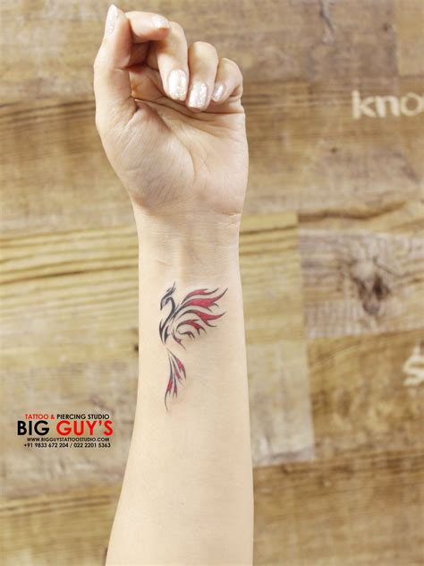 Phoenix Tattoo Small Wrist Tattoos For Guys Small Phoenix Tattoos Small Tattoos