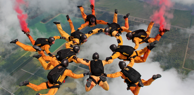 Photo Essay U S Army Parachute Team Golden Knights The Miami