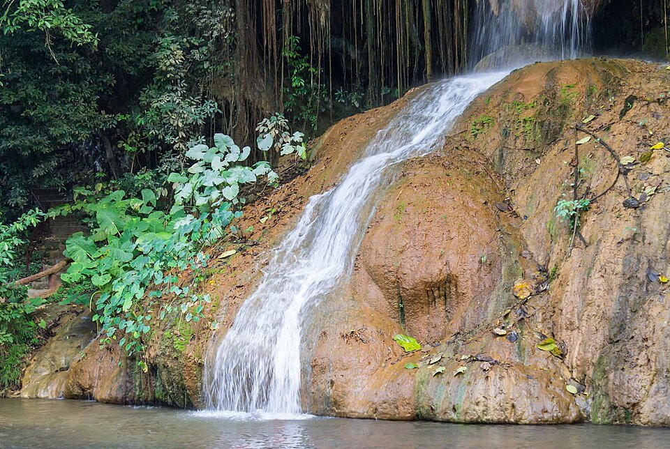 Phu Sang Waterfall A Mustsee Attraction At Phu Sang Forest Park In