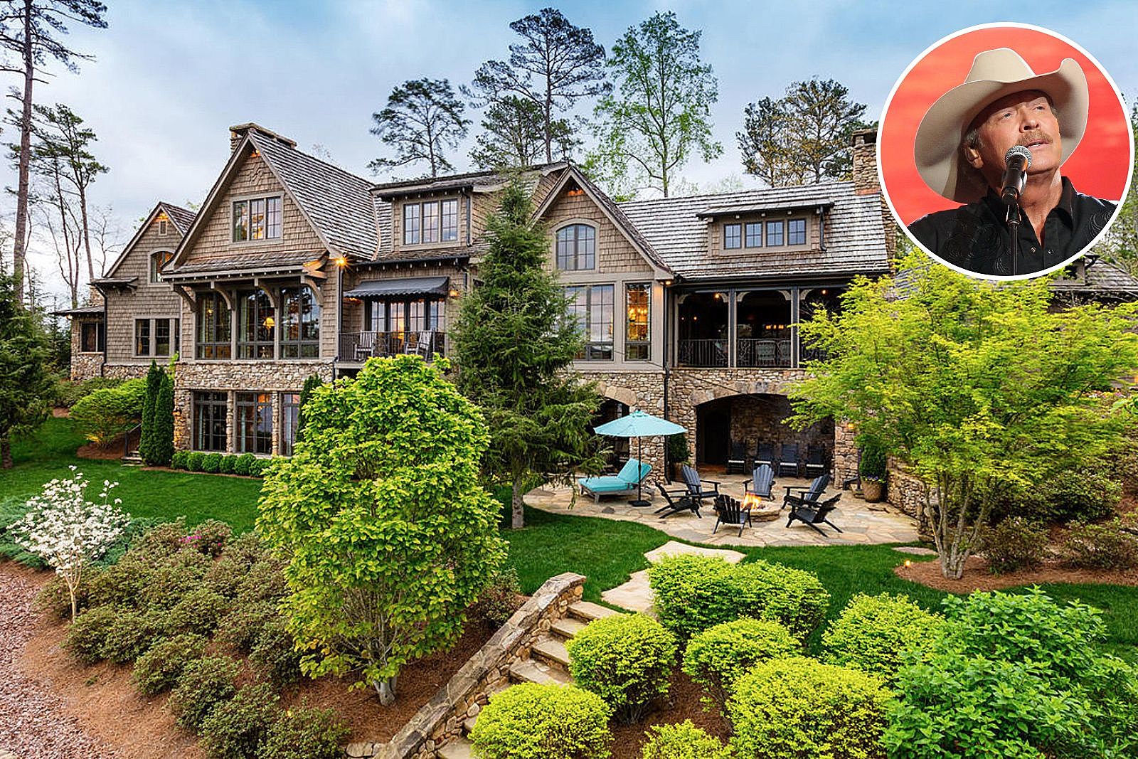 Pics Alan Jackson S Lakefront Georgia Mansion Is A Stunner