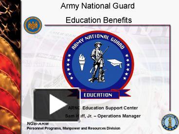 Ppt Army National Guard College Incentives Powerpoint Presentation