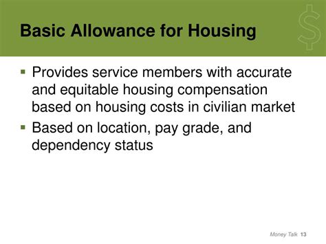 Ppt Basic Allowance For Housing Powerpoint Presentation Free