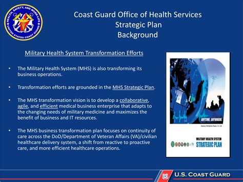 Ppt Coast Guard Office Of Health Services Strategic Plan 2008 2013