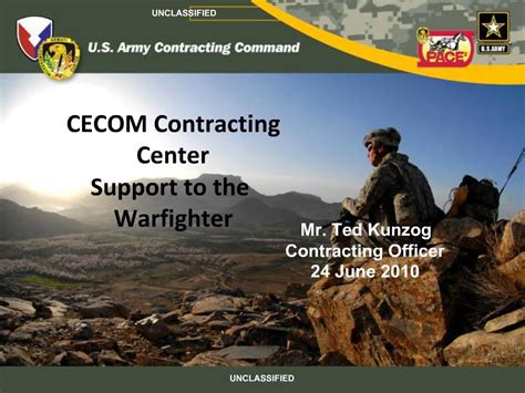 Ppt Contracting Support To The Warfighter Powerpoint Presentation