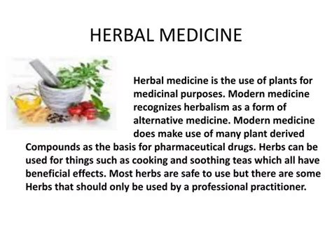 Ppt Herbal Medicine Powerpoint Presentation Free Download Id 2705807