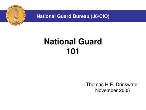 Ppt National Guard 101 Powerpoint Presentation Free Download Id