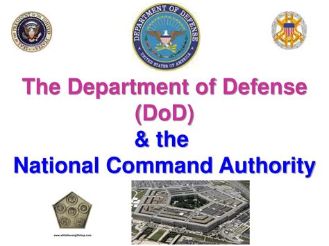 Ppt The Department Of Defense Dod The National Command