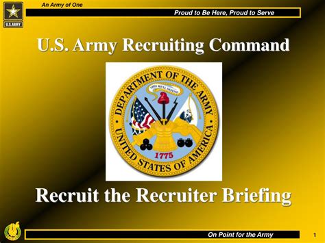 Ppt Us Army Recruiting Command Powerpoint Presentation Free Download