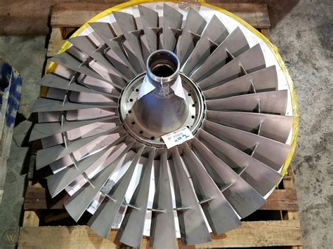 Pratt Whitney Jt8d Stage 1 Compressor Fan Boeing 737 Jet Engine Disc